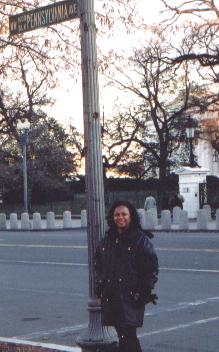 Vanessa at 1600 Pennsylvania Ave