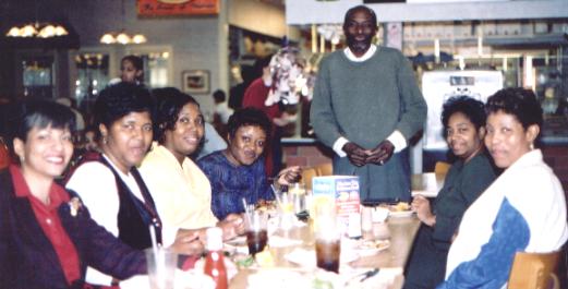 Vanessa and FSU gang at lunch