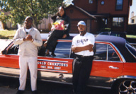 Vanessa on Denver Bronco Limo